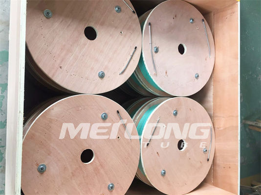خط کنترل لوله مویرگی لوله سیم پیچ ضد زنگ با کشش بالا Ss ASTM A789 UNS S32205