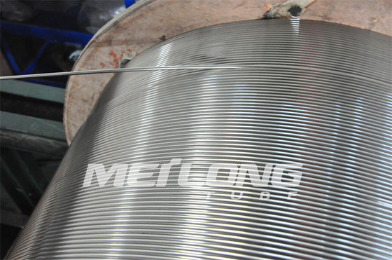 لوله کنترل خط لوله سیم پیچ فولادی دوبلکس 2205 3 / 8 &quot;OD X 0.049&quot; WT