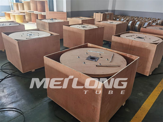 لوله کنترل خط لوله سیم پیچ فولادی دوبلکس 2205 3 / 8 &quot;OD X 0.049&quot; WT