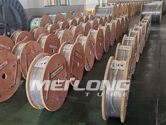1 / 4 '' OD X 0.065 '' لوله ترمز نیکل مسی خط کنترل هیدرولیک Incoloy 825