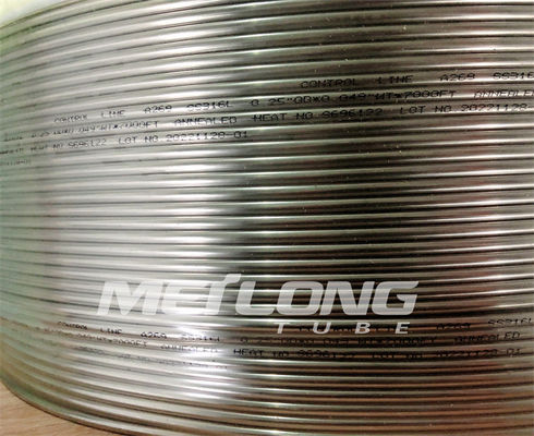 لوله های آلیاژ نیکل خط تزریق شیمیایی ASTM B423 لوله های Inconel 625 825