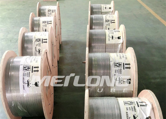 لوله های آلیاژ نیکل خط تزریق شیمیایی ASTM B423 لوله های Inconel 625 825