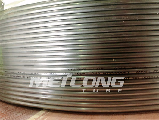 لوله های آلیاژ نیکل خط تزریق شیمیایی ASTM B423 لوله های Inconel 625 825