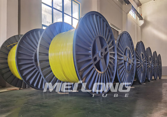 لوله مویرگی فشار بالا UNS S32750 لوله مویرگی دوبلکس 2507 تفلون FEP Line