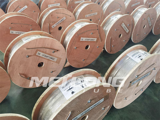 دوبلکس 2507 لوله مویرگی با دیواره نازک مارپیچ 3 4 سیم پیچ لوله فولادی ضد زنگ