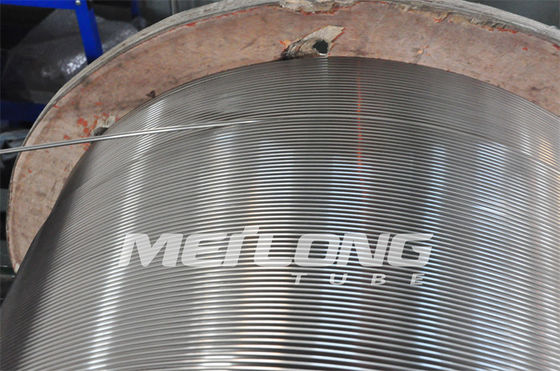 ISO15156 لوله های آلیاژ نیکل لوله مویرگی فولاد ضد زنگ آنیل شده ASTM B704