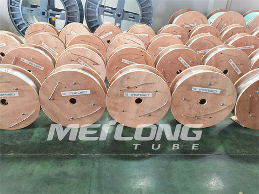 Clean Bright Line Control Tubing SS در محصور شده خط کنترل هیدرواستاتیک تست شده است