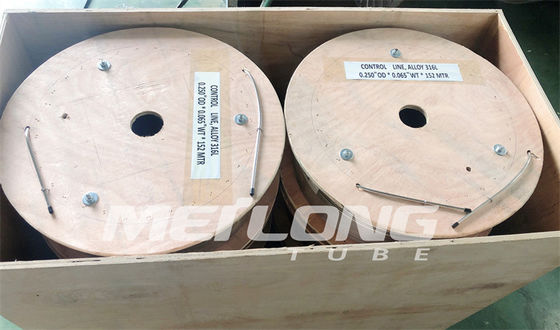 لوله مارپیچ خط کنترل خط مویرگی فولاد ضد زنگ 316L