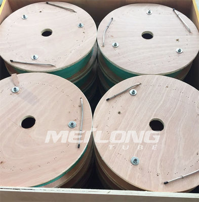 لوله های خط کنترل هیدرولیک مویرگی ASTM B423 جریان گردابی تست شده است