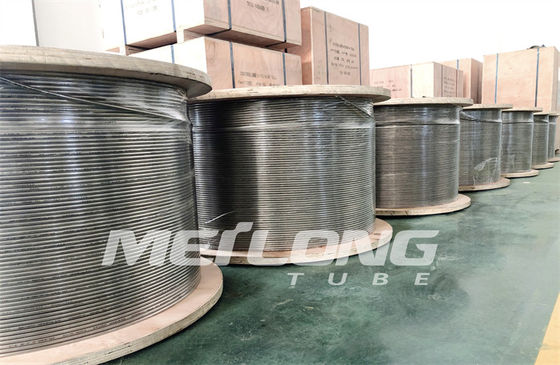 SS 316L Hydraulic Capillary Coiled Tubing 10000Psi 3 8 Coil Steinless Steel
