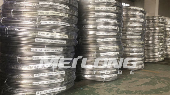 Duplex 2507 Chemical Injection Line 1 2 لوله هیدرولیک فولادی ضد زنگ برای سوراخ پایین