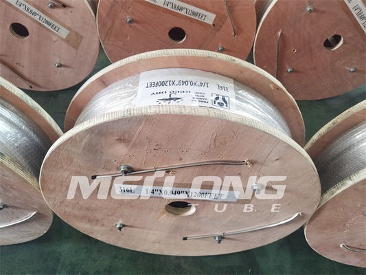 خط کنترل هیدرولیک لوله های زمین گرمایی 10000psi Duplex 2507